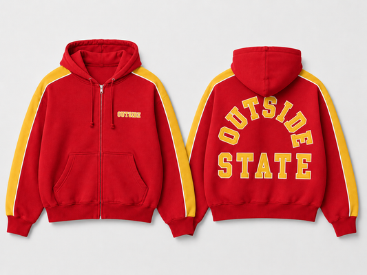 outside state hoodies (made to order)